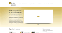 Desktop Screenshot of kara-patrimoine.fr