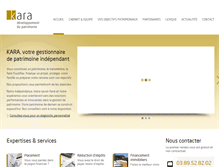 Tablet Screenshot of kara-patrimoine.fr